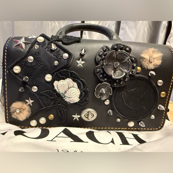 Elvis Presley Black Double Dinky Coach bag - Picture 4 of 15